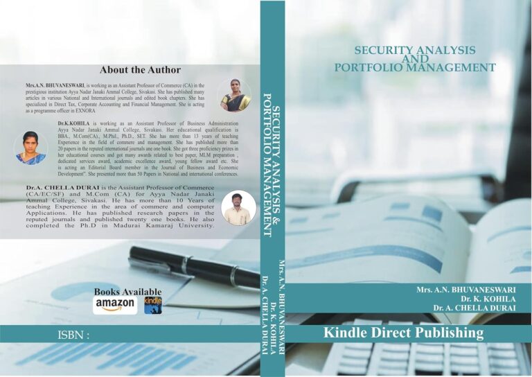 Security Analysis and Portfolio Management: SAPM